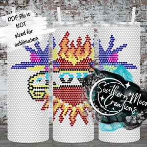 Love Tattoo 4MM/ SS16 Rhinestone Tumbler Template