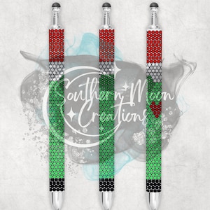 Christmas Grouch Gnome 3MM/ SS10 Rhinestone Pen Template