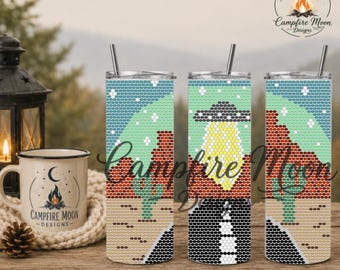 We Are Not Alone 4MM/ SS16 Rhinestone Tumbler Template