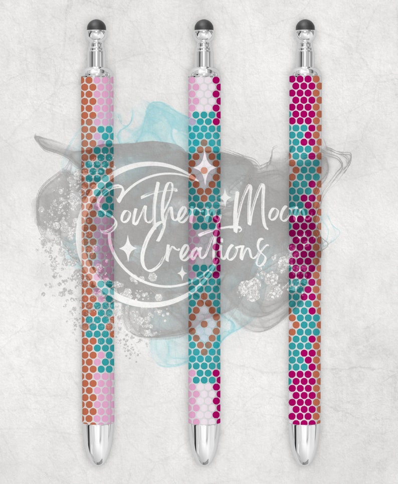 Aztec 3MM/ SS10 Rhinestone Pen Template - Etsy