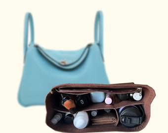 Handbag Organizer for Herm. Lindy 26 30 34 Designer Handbags | Purse Organizer Insert | Tote Bag Organizer | Tote Bag Liner |