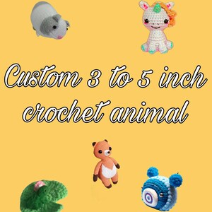 Custom Crocheted Animal