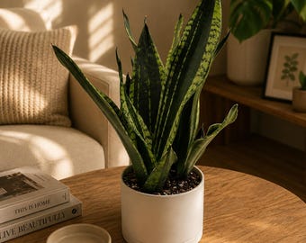 Sansevieria ‘Whitney’ Snake Plant (6” Pot) — Easy Care, Low Light Houseplant for homes