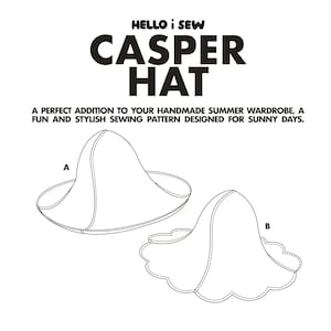 The Casper Hat - PDF Sewing Pattern