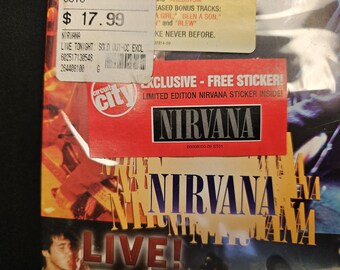 Nirvana Live! Tonight! Sold Out!! DVD – Factory Sealed Circuit