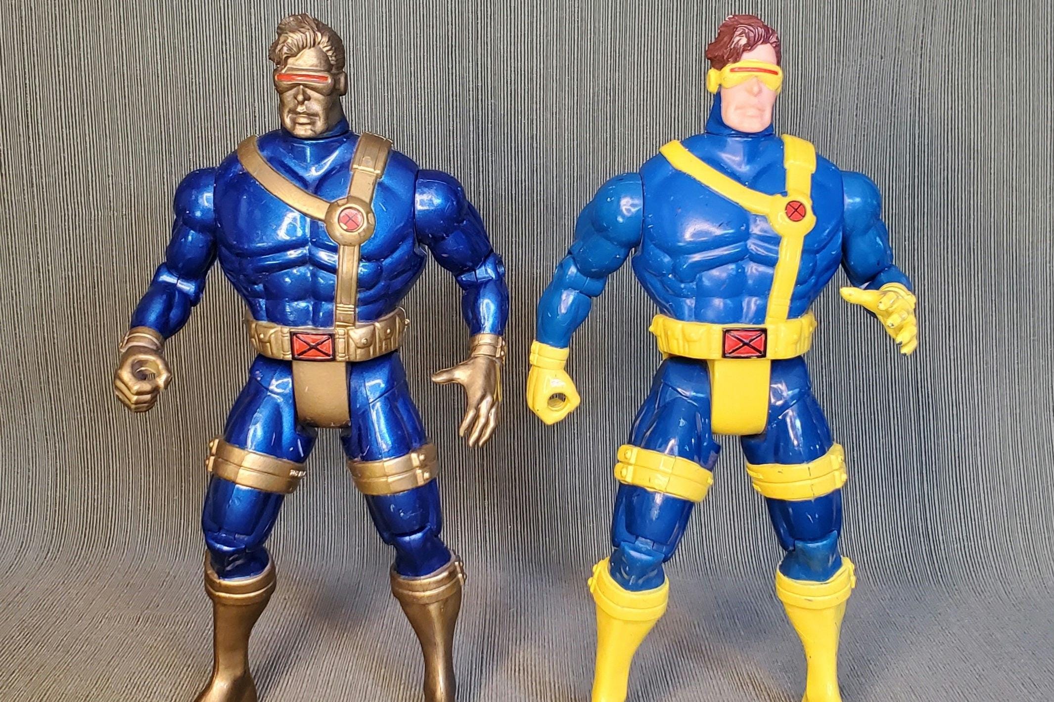 Vintage 1993 X-men Cyclops Action Figure, Toy Biz Limited Edition 