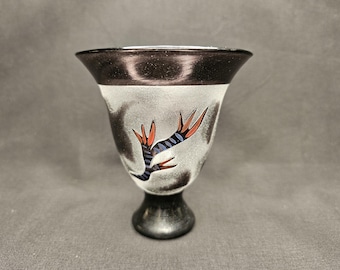 Kosta Boda Black Magic Vase | Ulrica Hydman-vallien | Signed