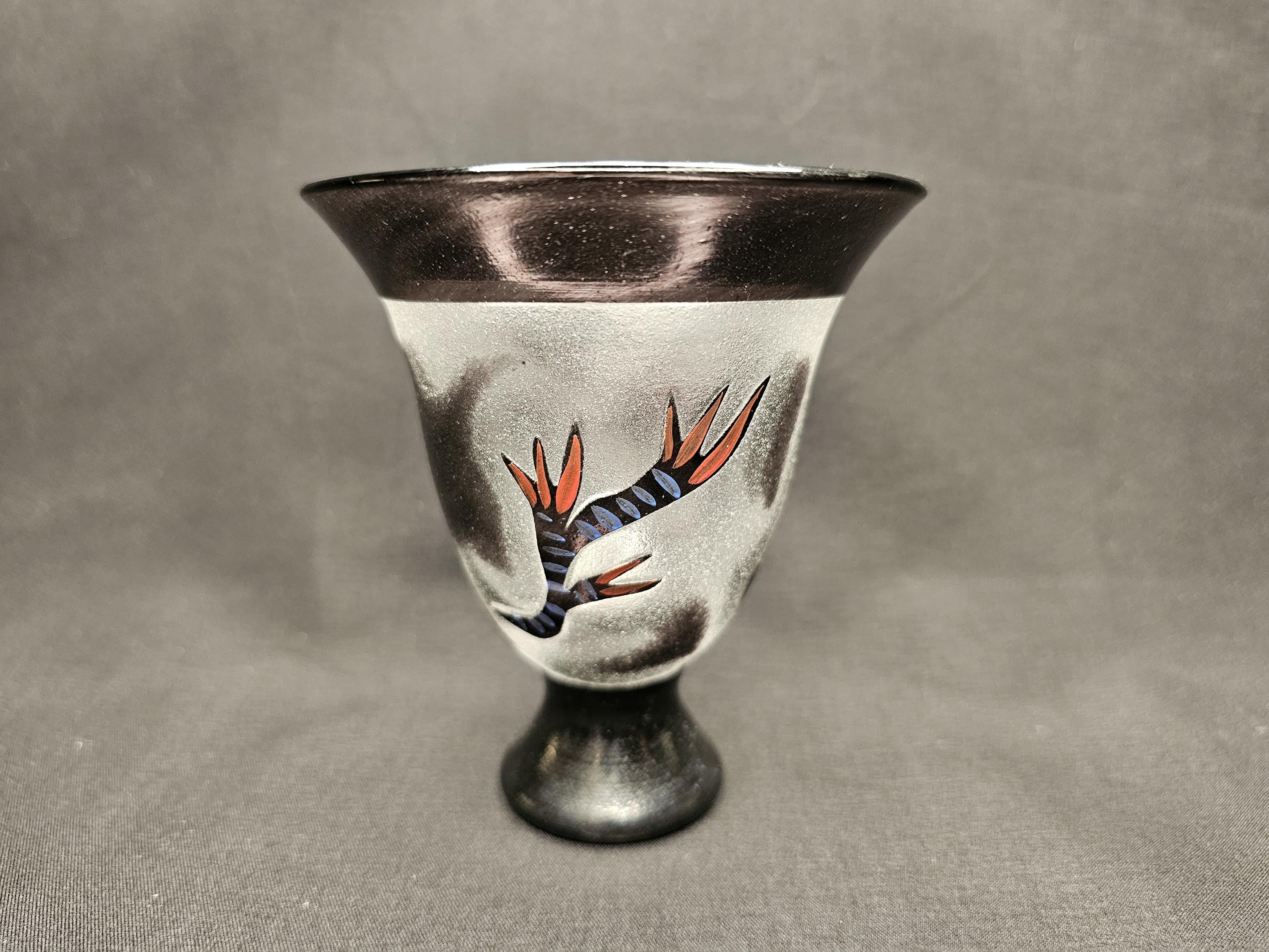 Kosta Boda Black Magic Vase | Ulrica Hydman-vallien | Signed