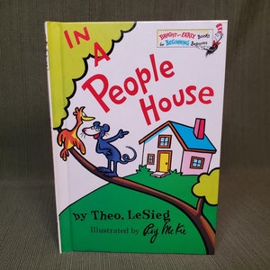 1972 In Menschen Haus von Theo. LeSieg Kinderbuch Dr. Seuss Erstausgabe!