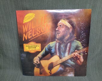LP promocional da edição de colecionador de Willie Nelson, lacrado.