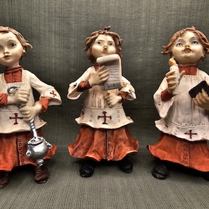 Set of 3 Vintage GIUSEPPE ARMANI Chorister Children Made in Italy