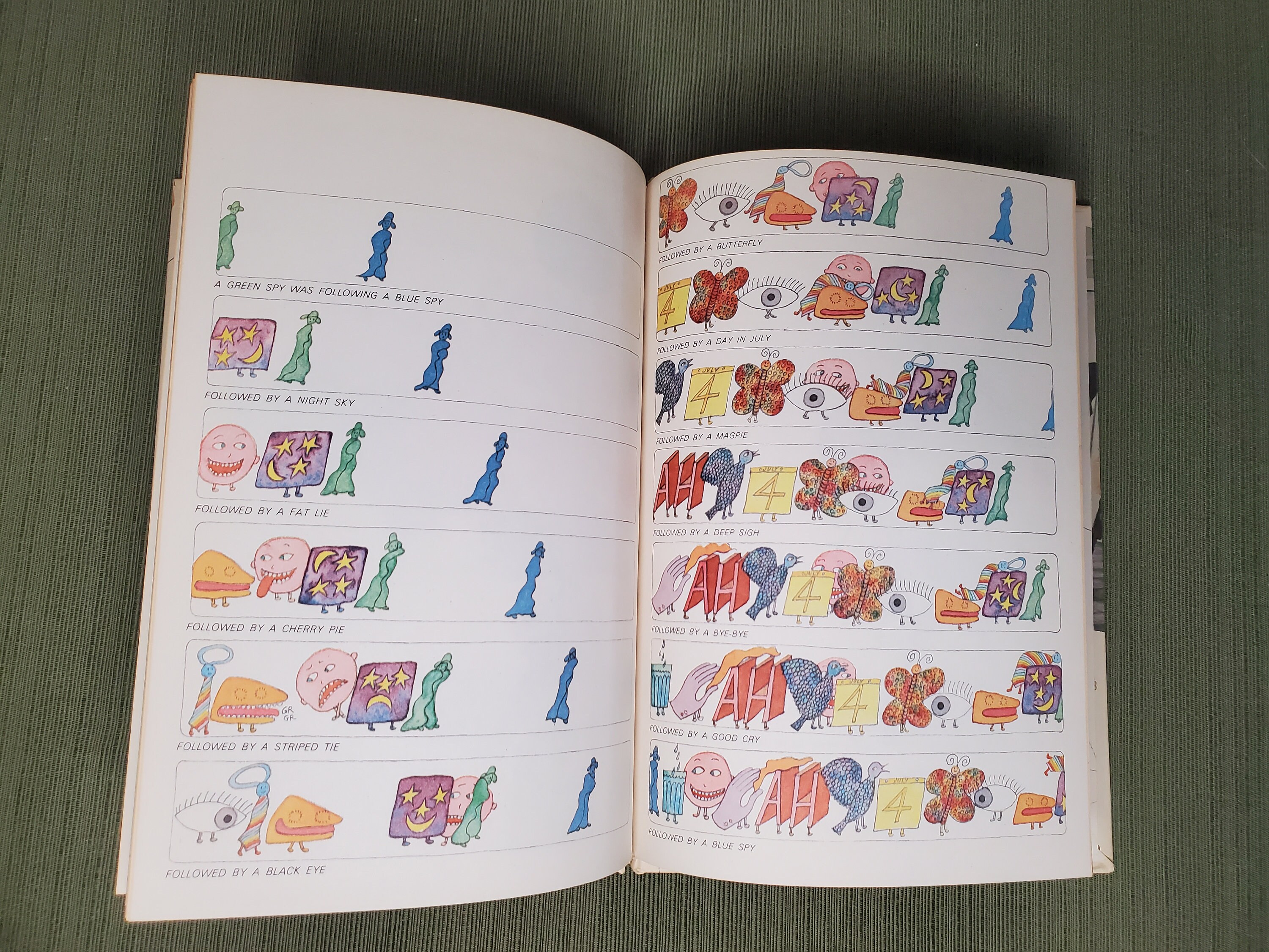 1969 1st Edition Arm in Arm by Remy Charlip, Vintage Hardcover Book