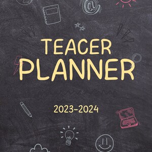 2023-2024 Teacher Planner, Digital Teacher planner, Back to School Teacher Planner, Teacher Planner Digital, Teacher Classroom Planner