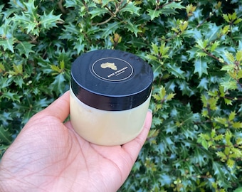 Beurre de karité pur 100% naturel non raffiné | Raw Shea Butter | Crème hydratante bio/ baume/ pommade corps, visage, cheveux