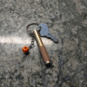 Brass Keychain Callus Remover