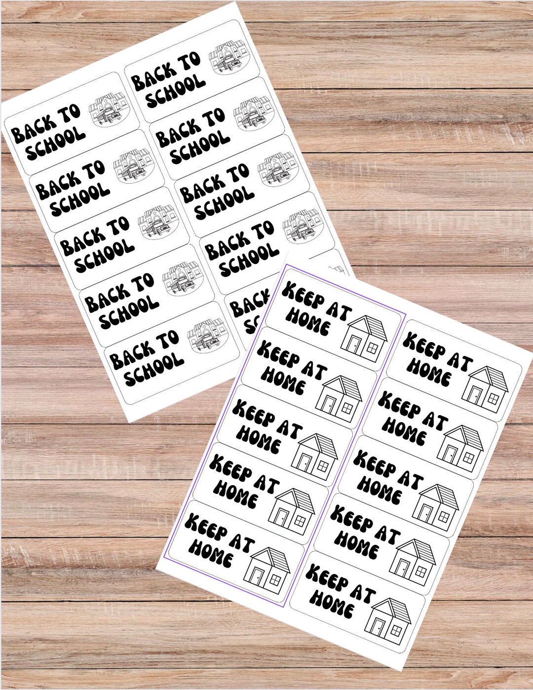 Take Home Folder Labels Etsy