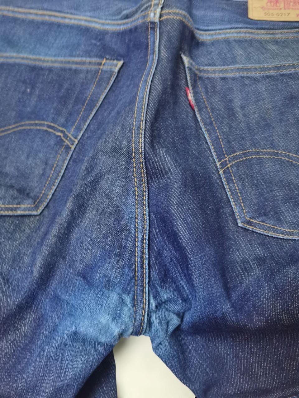 90's Levi's Strauss & Co Dark Blue Denim W36 L34 505-0217