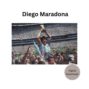 Diego Maradona PDF Instant Digital Download Image