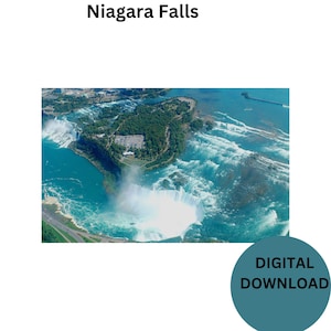 Image de chutes du Niagara, Canada PDF à téléchargement numérique instantané