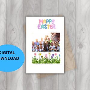 Happy Easter Greeting Card Instant Digital Download
