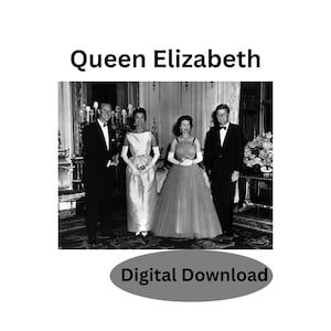 Queen Elizabeth PDF Instant Digital Download Image