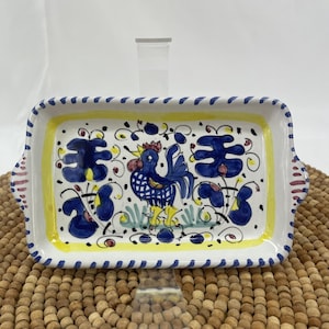 SAMBUCO DERUTAハンドペイントウォールプレートヴィンテージ2枚セット SAMBUCO DERUTAハンドペイントウォールプレートヴィンテージ2枚