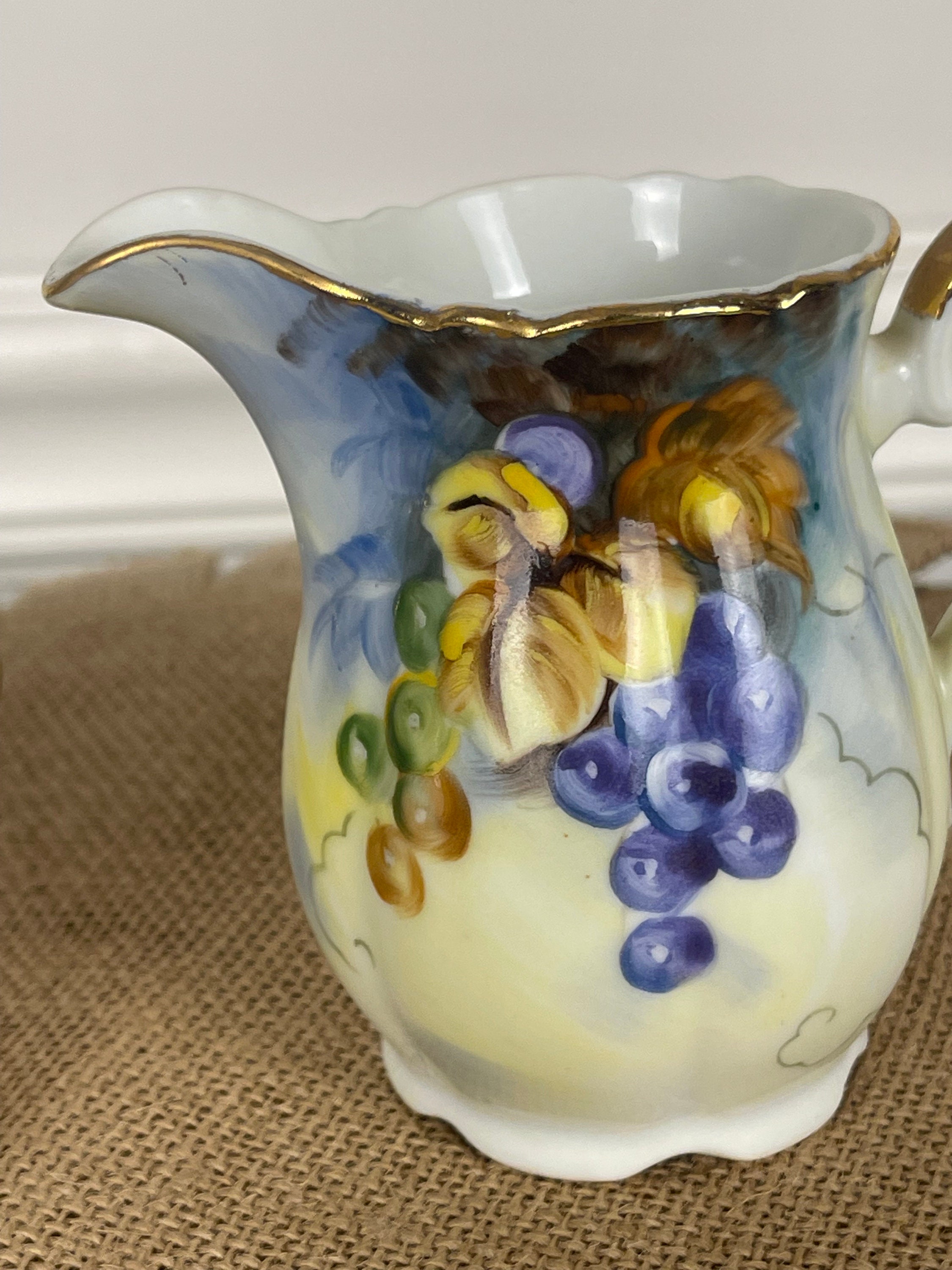 Vintage Lefton China Hand Painted Creamer and Sugar Set SL 2615 Grape Leaves Pattern, Gold Details, Tea Coffee Creamer and Sugar, FREE SHIP - Etsy Vintage Lefton China Hand Painted Creamer and Sugar Set SL 2615 Grape Leaves Pattern, Gold Details, Tea Coffee Creamer and Sugar, FREE SHIP - Etsy