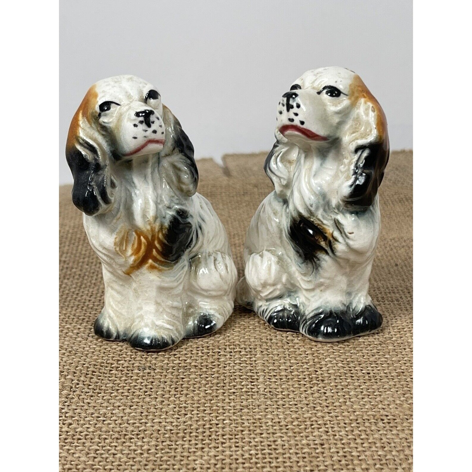 Spaniel Set Rare Vintage 1950s Cavalier King Charles Spaniels Salt and Pepper ...