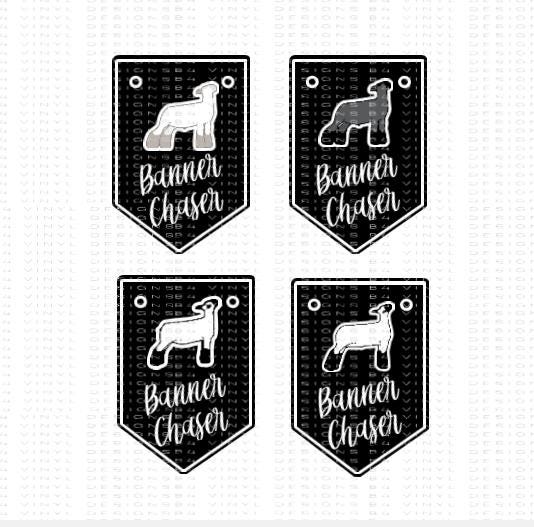 Banner Chaser Sticker-livestock Banner Chaser-jackpot Banner Chaser ...