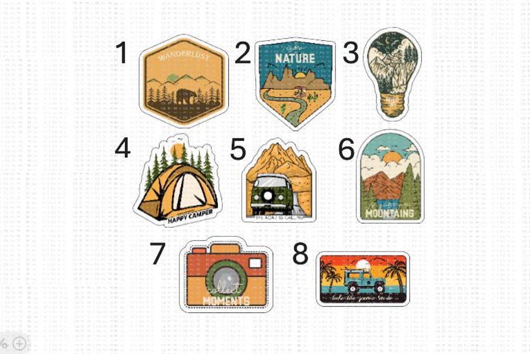 Sticker Over Computer Campera Camping Stickers-camper Stickers-trailer Stickers-camping-happy Camper ...