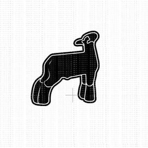 Show Lamb- Jackpot Lamb- Vinyl Decal-Name Decal-Personalized Decal- Custom  Orders-Personalized Name Stickers- Name Sticker- Tumbler Sticker