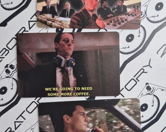 Twin Peaks Dale Cooper 3 Piece Magnet Set, David Lynch, Kyle MacLachlan, Dale Cooper, Twin Peaks, Cooper, Special Agent Cooper