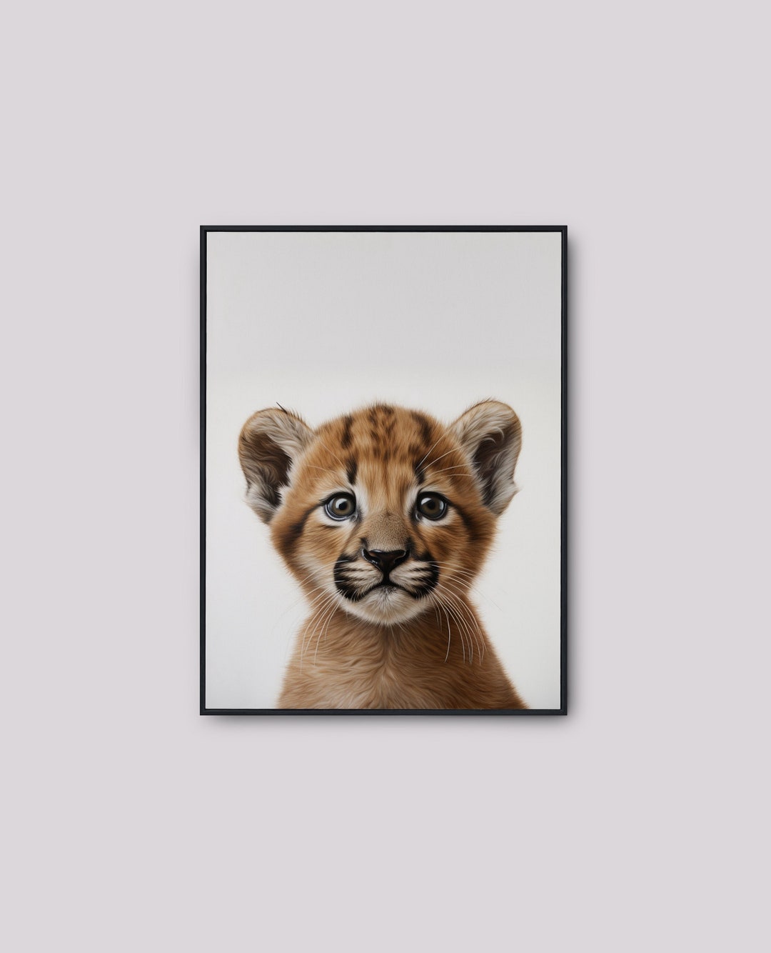 Adorable Baby Animals Poster Printable for Safari Baby Animal Etsy