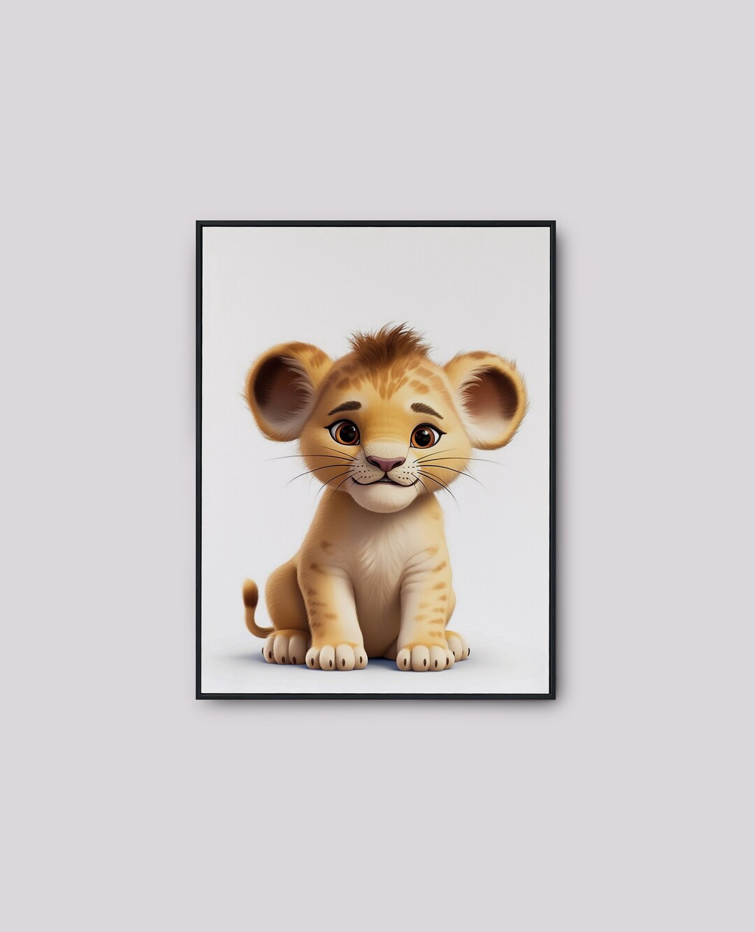 Adorable Baby Animals Poster Printable for Safari Baby Animal Prints