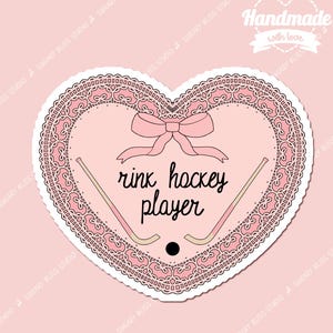Vintage Rollschuh-Aufkleber-Abziehbild Kokette inspirierte Aufkleber für Skater-Mädchen Rollhockey und Rink Hockey Ideales Sportgeschenk für sie Rosa