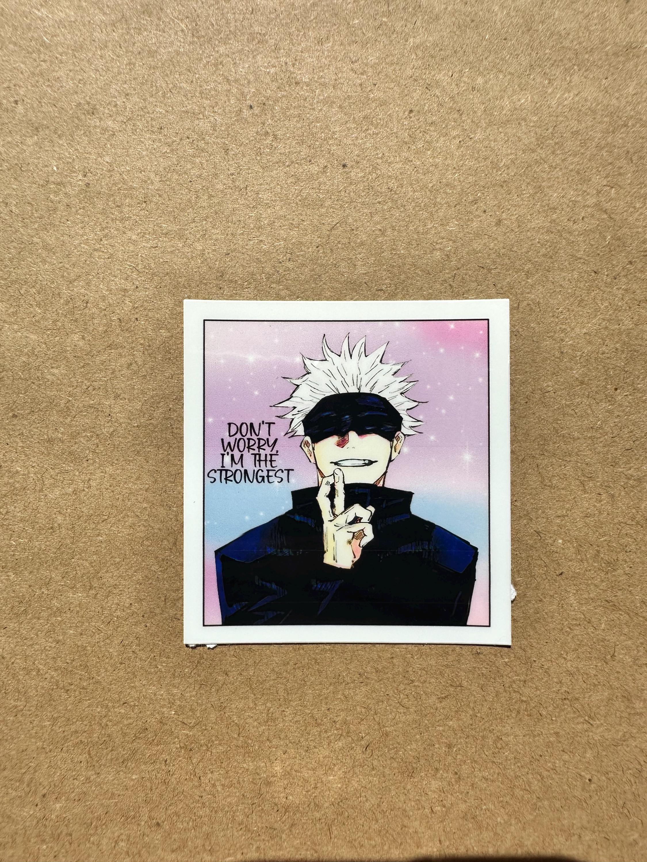 Gojo Stickers Sticker | Waterproof, Anime meme, JJK, Sorcerer, Sator, Jujutsu Kaisen, Satoru Gojo Suguru Geto, Choose Glossy OR Holographic