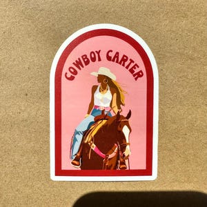 Cowboy Carter Sticker: Queen Bey, Waterproof Vinyl Decal