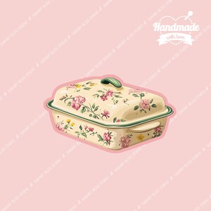 Adesivo para planejador de receitas, diário, presente, calendário, planejador, adesivo para scrapbook, marcador, diário de culinária, decalque aconchegante Cottagecore, presente