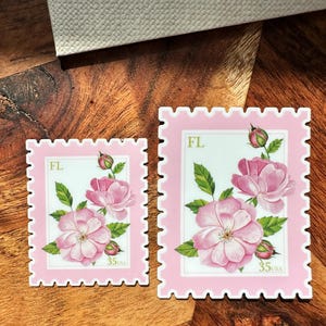 Adorable timbre de Floride, autocollant cadeau pour voyageur, joli autocollant cadeau pour ordinateur portable, autocollant Kindle, journal, bagage, bouteille d'eau pour envie de voyager