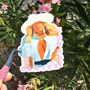 Beyoncé Fan Beyhive Sticker Gift Pack Cowboy Carter Tour Matte Sticker Decals Beyonce Stickers Concert Merch Cowgirl Lover Pink Pretty Gift