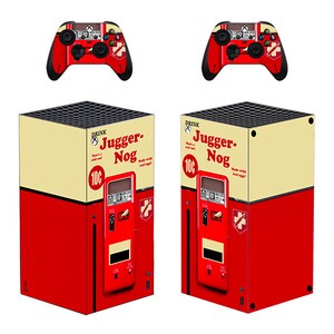 Juggernog Drinks Machine Xbox One X Skin Xbox One S Jugger-nog Pattern Skin Xbox  360 Xbox Series S Xbox Series X Vinyl Skin Console Decal 