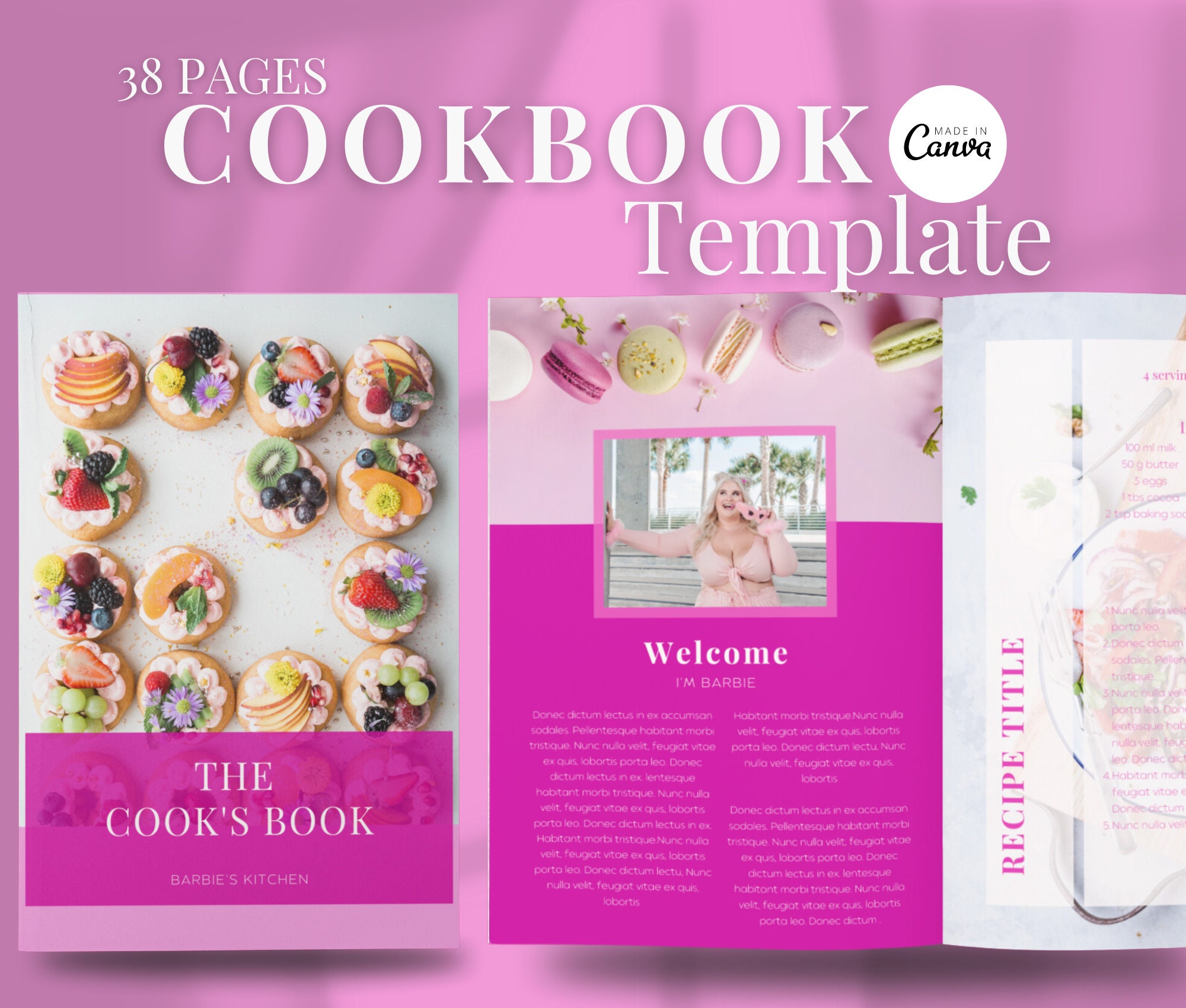 Barbie Cookbook Etsy