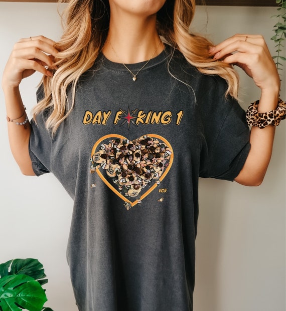 Vegas T-shirt, Custom T-shirt, VGK T-shirt, Heart T-shirt, Golden Heart, Mothers Day Gift, Teen T-shirt, Las Vegas Gift, Locals Gift