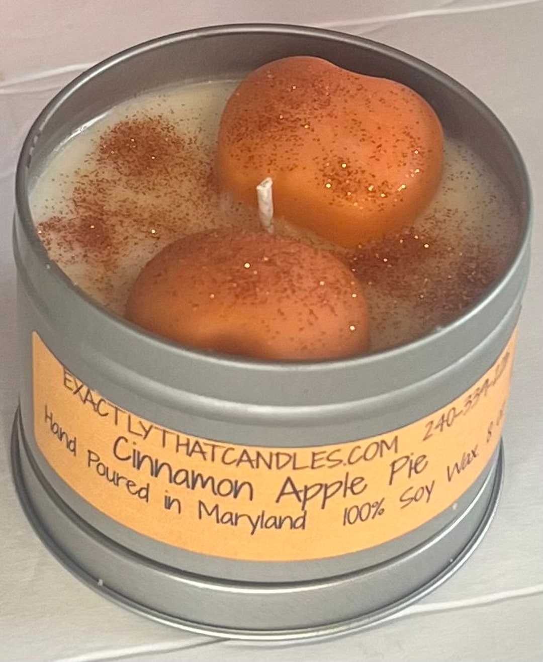 Cinnamon Apple Pie Candle Etsy