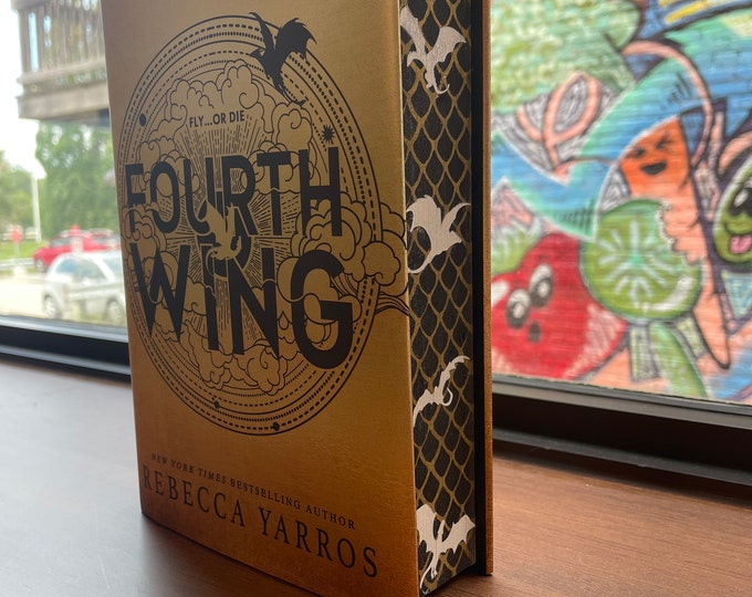 Fourth Wing Sprayed Edge Hardcover Book - Etsy