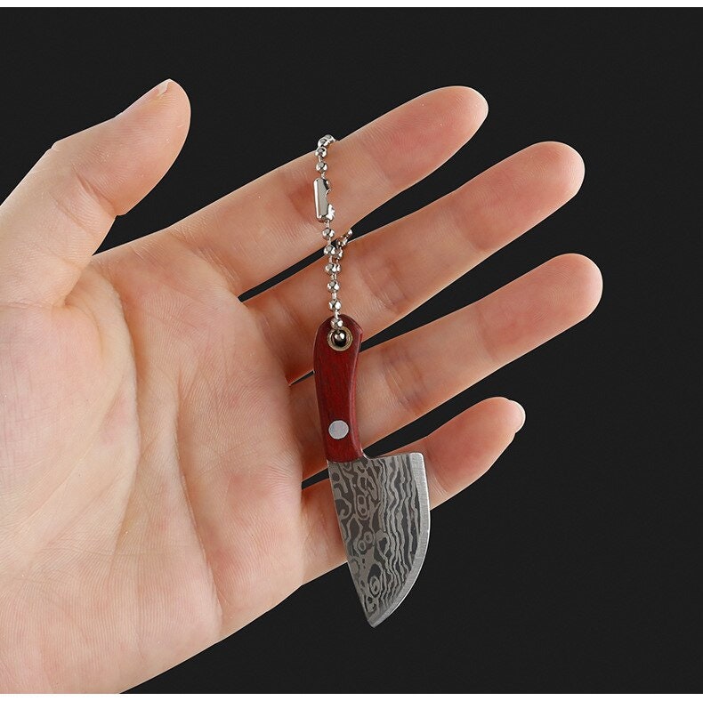 Pocket Knife Mini Knife Set Damascus Chef Knives EDC Knife Set Tiny Kn —  CHIMIYA