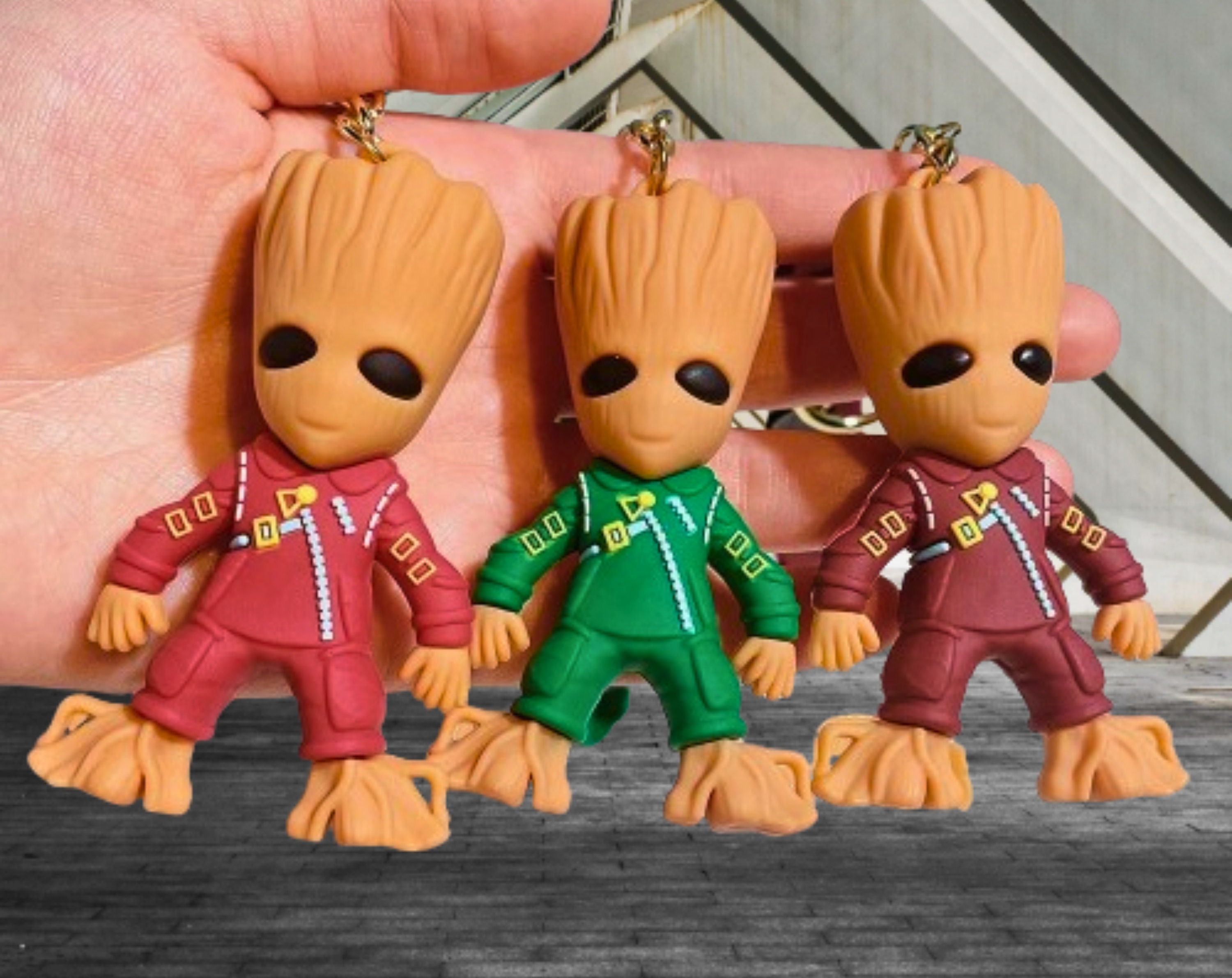 Baby Groot 3d without brackets, keychain - pendant - earring