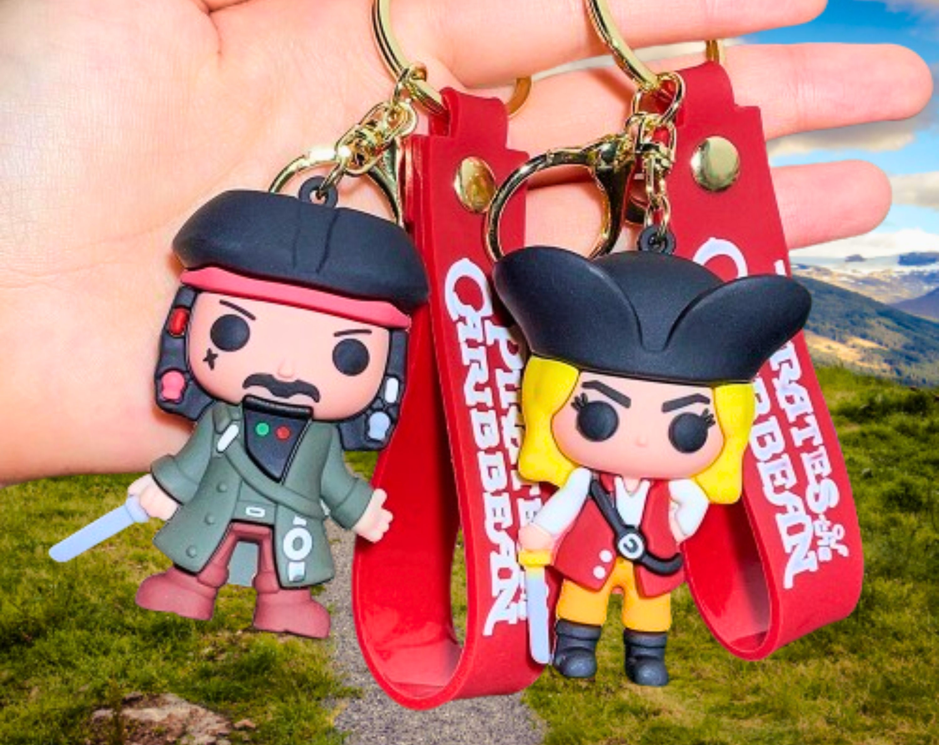 Pirates of the Caribbean Keychain Etsy Canada