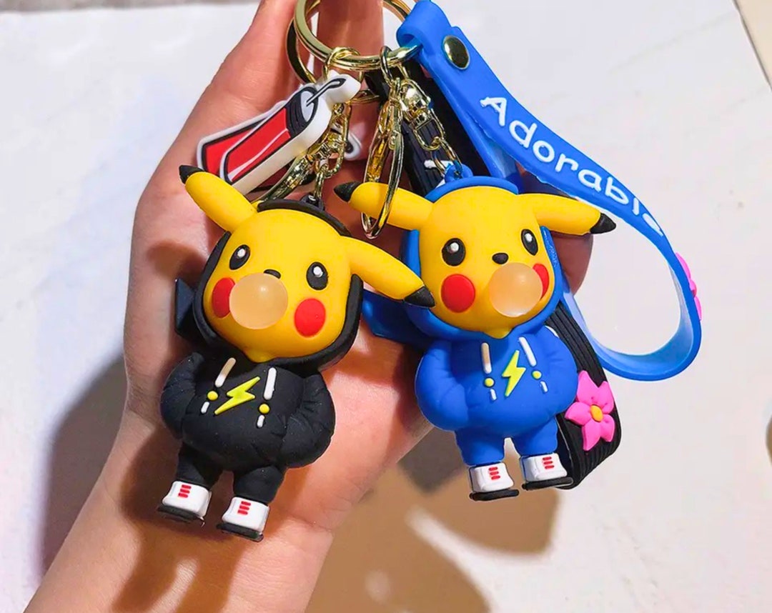 Adorable Pikachu Keychain Handmade Pokémon Accessory Perfect Etsy