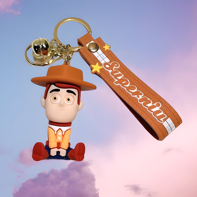 Adorable Toy Story Keychains Handmade Pixar Character Charms Perfect for Disney Fans Unique Gift